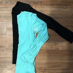 TWO long sleeve undershirts